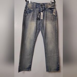 True Luck Men's Style:TL22032904 Color: Blue Full Blast Size‎ 34x30 MSRP:60. 00